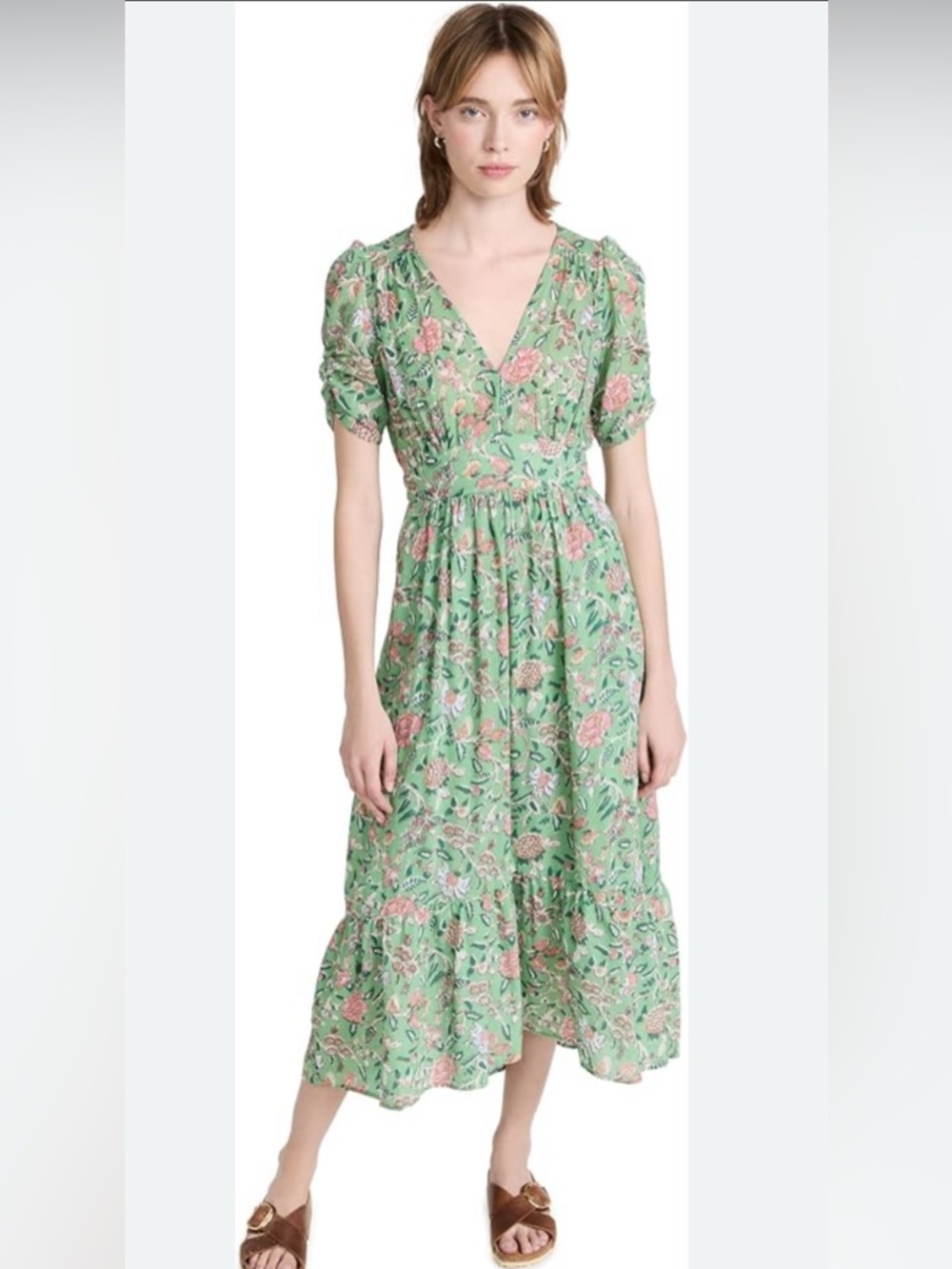 Xirena Green Jade Camelia Dress